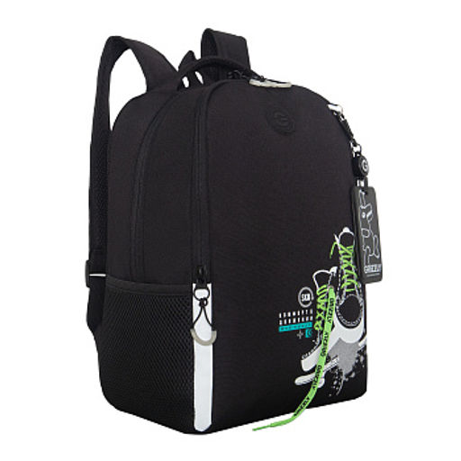 RB-651-5 Рюкзак школьный с картхолдером на держателе - Grizzly фото 2