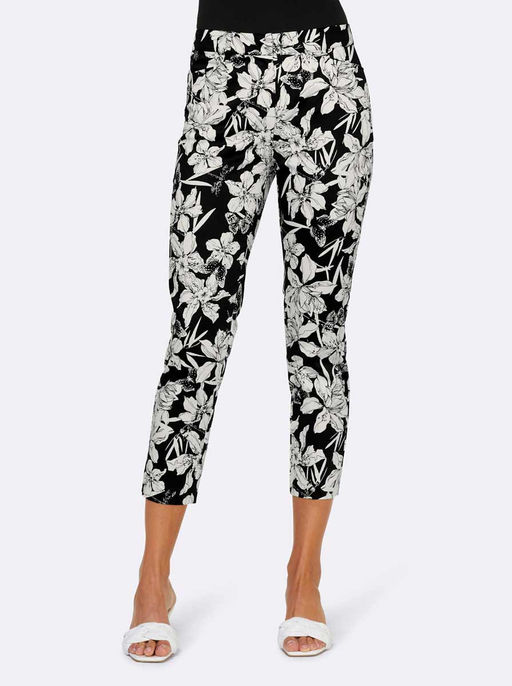 Брюки 7/8, черные-экрю - Ashley brooke фото 3