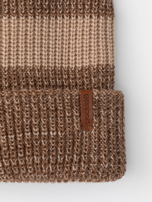 КВ 20414/ш/бежевый,темно-бежевый шапка дет