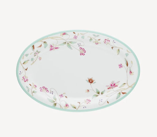 42201 Gipfel Сервиз столовый VERDE 21 предмета на 6 персон: тарелка обеденная 27см, 6шт, тарелка закусочная 22см, 6шт., тарелка суповая 20см, 6шт., овальное блюдо, 2шт., салатник 23см, 1шт. Материал: костяной фарфор.