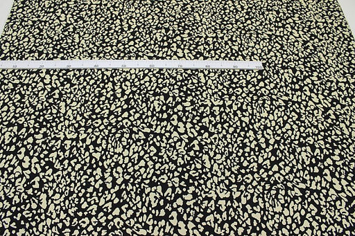 Штапель Саванна цв.черный, СОРТ2, ш.1.4м, вискоза-100%, 90гр/м.кв - Купава фото 12