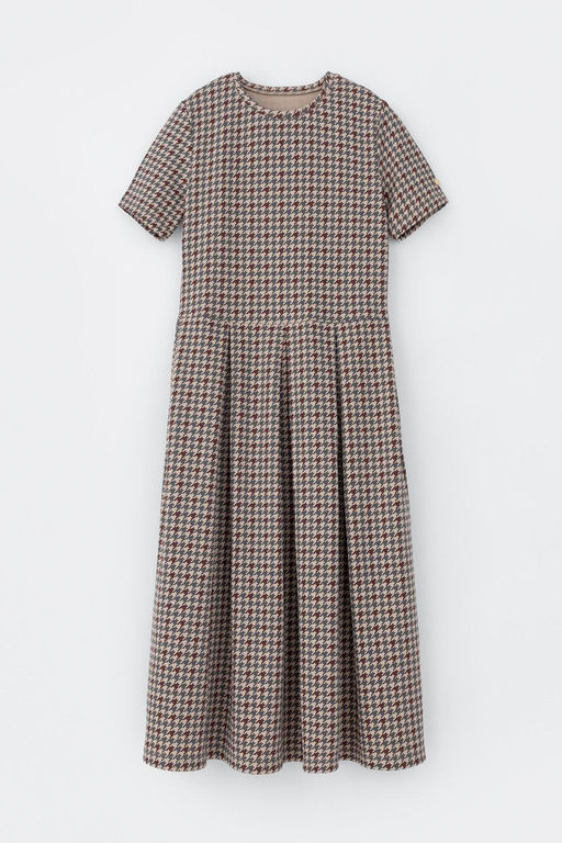 ЕВТ 5053/тем.бежевый,гусиная лапка платье жен - Very neat фото 5