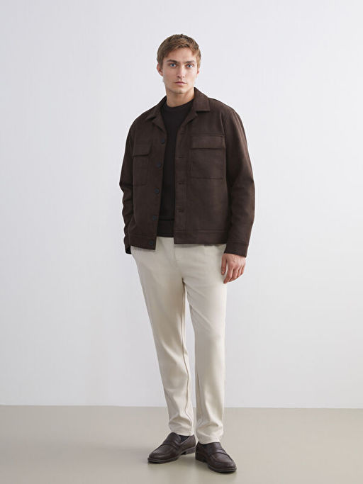 Standart Kal?p G?mlek Yaka S?et Erkek Mont