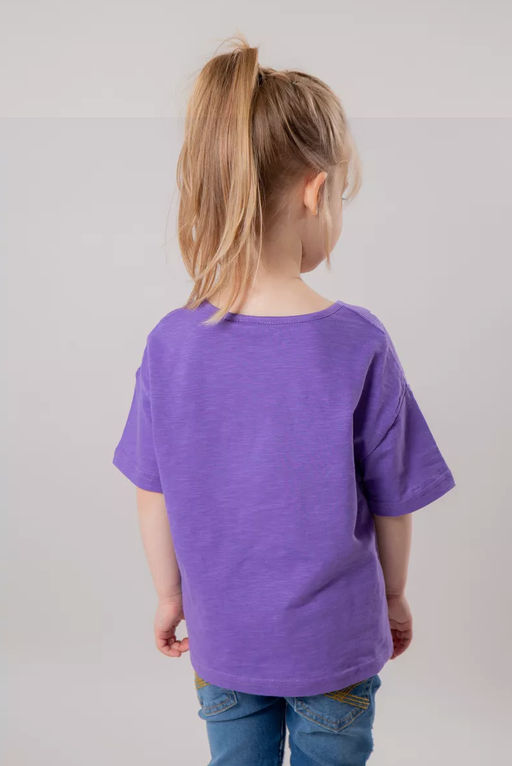 CRB wear/CWKG 63730-44-389 Футболка для девочки,фиолетовый/Ex.Cherubino фото 7