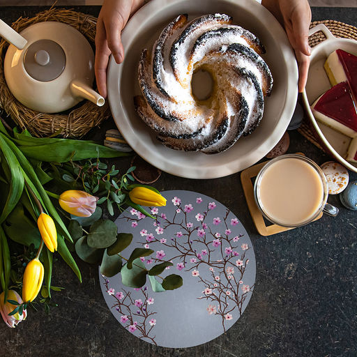 Термосалфетка ПВХ д36см Сакура (Россия) - Домашняя мода фото 4