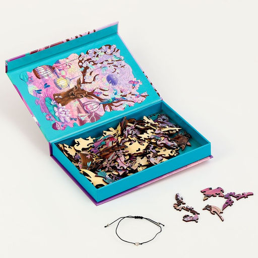 Пазл фигурный «Загадочные сны» с кулоном на руку, 133 детали