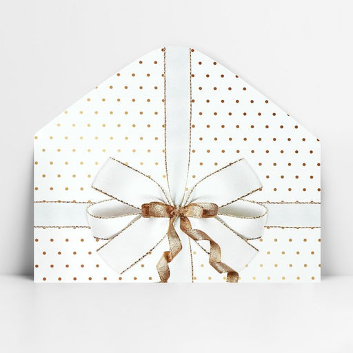 Цена за 10 шт. Конверт для денег «Бант», 16.5×8 см