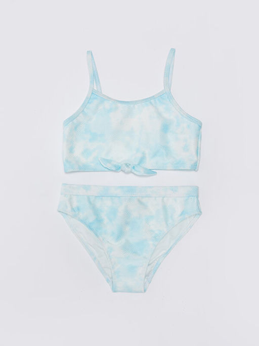 Batik Desenli K?z ?ocuk Bikini