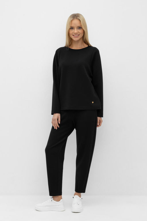 ЕВТ 4121/черный брюки жен