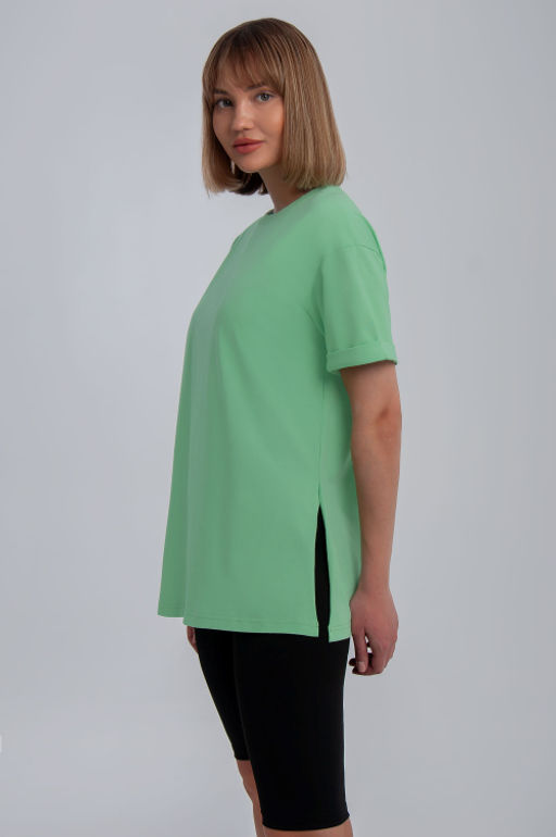 Арт. 31117 Футболка женская 44-52 (5 шт) Цвет:салатовый - Калинка фото 10