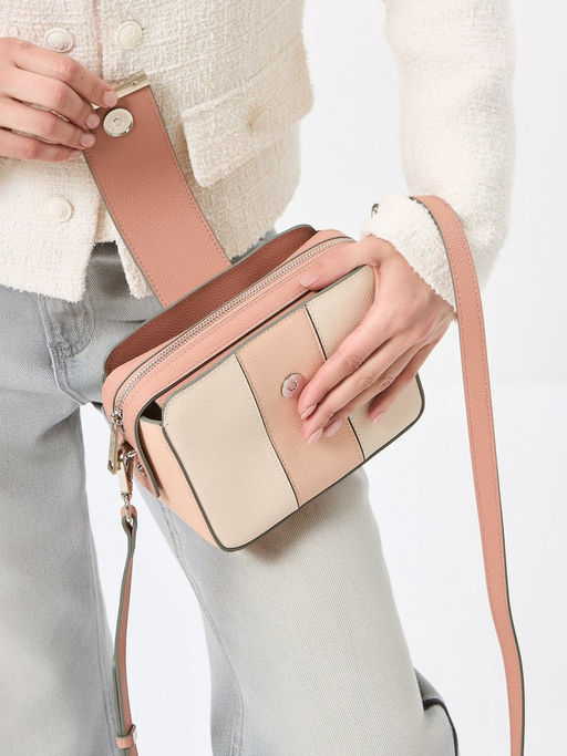 Сумка Labbra L-15329MP beige/l.pink/pink
