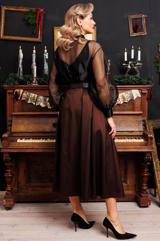 Костюм Мода Юрс 2880 черный+коричневый