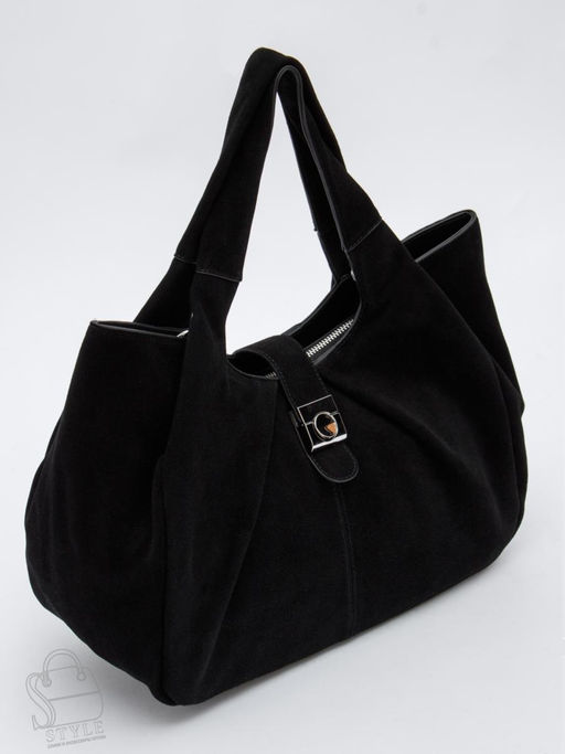 Сумка женская кожаная 2500YF black Polina&Eiterou в Новосибирске