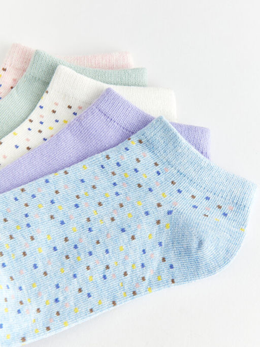 Desenli Kad?n Patik ?orap 5li