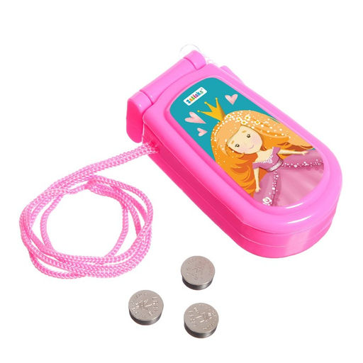 Музыкальный телефончик «Принцесса», световые эффекты, МИКС