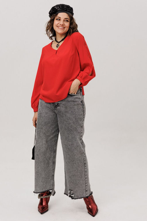 Блуза ANELLI 1802-Р тот самый красный