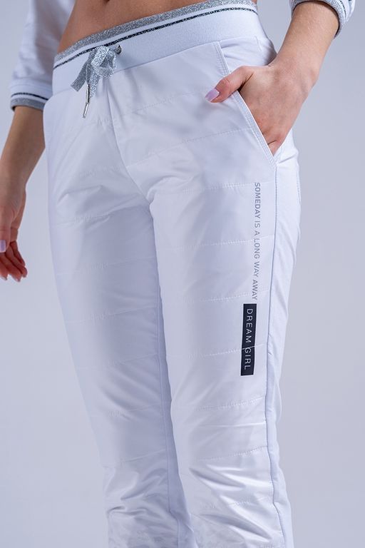 .Брюки М-406 Леопард белые - А+б коллекция фото 10