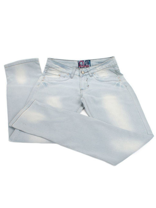 8270 LT. BLUE Джинсы женские - Фабричный китай фото 3