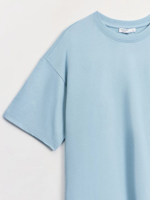 Базовая футболка оверсайз из хлопка OVERSIZE0526-163 / Zarina