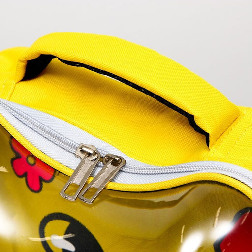 Рюкзак для переноски животных Котик, прозрачный, 34 х 25 х 40 см, жёлтый - Пижон фото 6