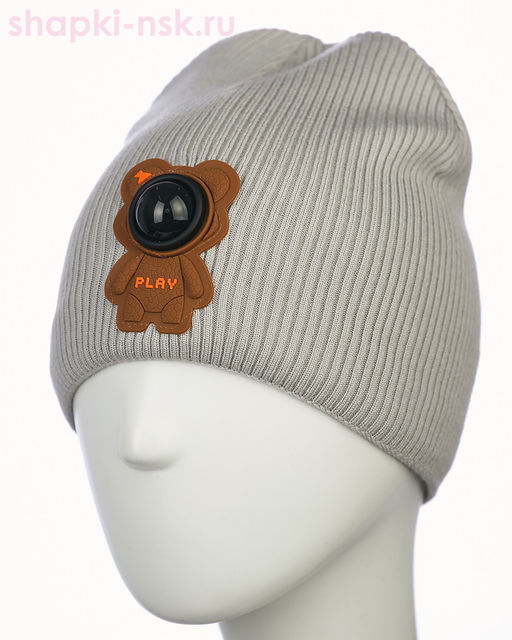 04-13-M Колпак для мальчика флис (48-50)