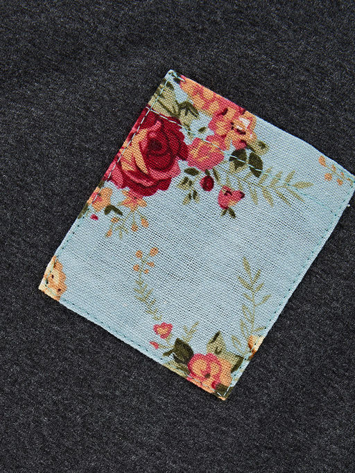 Футболка (лонгслив) UD 7376 черный меланж - Mini maxi фото 3