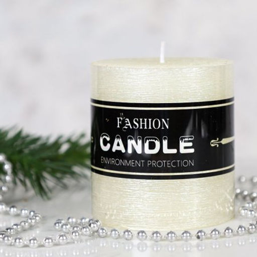 Свеча столбик 7х7,5 см / ZD-091 /уп 72/ - Галеонтрейд фото 2