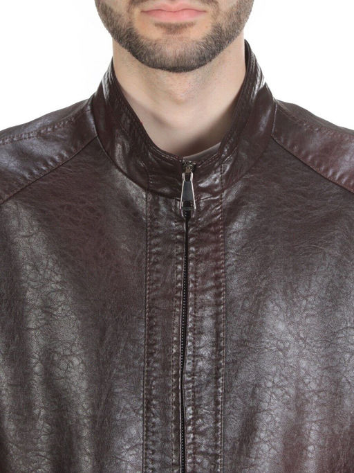 211 BROWN Куртка из эко-кожи мужская