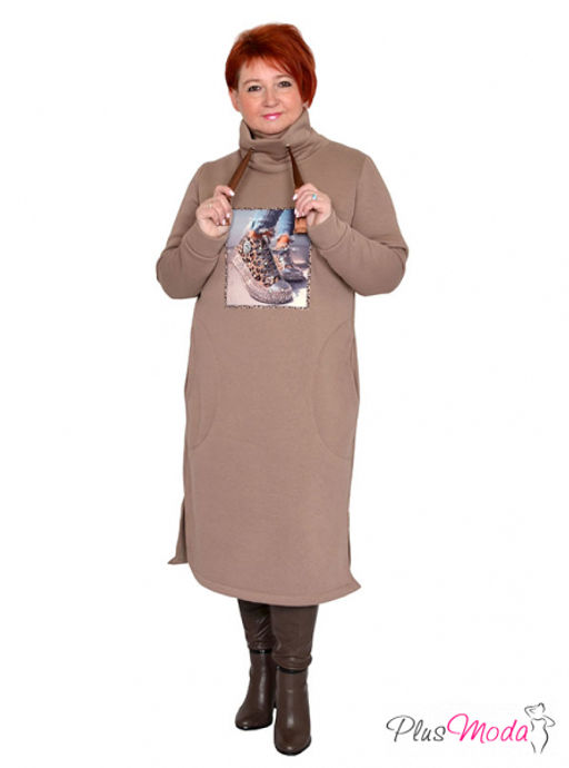 Платье Модель №1449 размеры 44-84 - Plusmoda фото 6