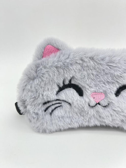 Маска для сна "Happy cat", gray