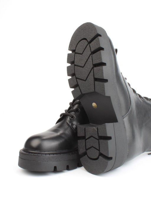 04-M3-1476 BLACK Ботинки зимние женские (натуральная кожа, натуральный мех) - Фабричный китай фото 15