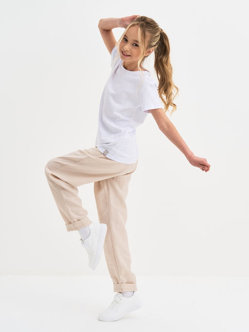 Бежевые брюки для мальчика - Kogankids фото 14