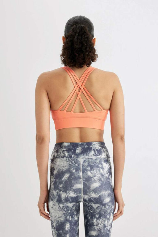 Спортивный бюстгальтер DeFactoFit с круглым вырезом  фото 10