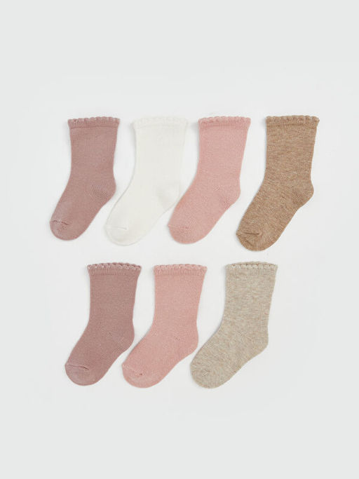 Basic K?z Bebek Soket ?orap 7li