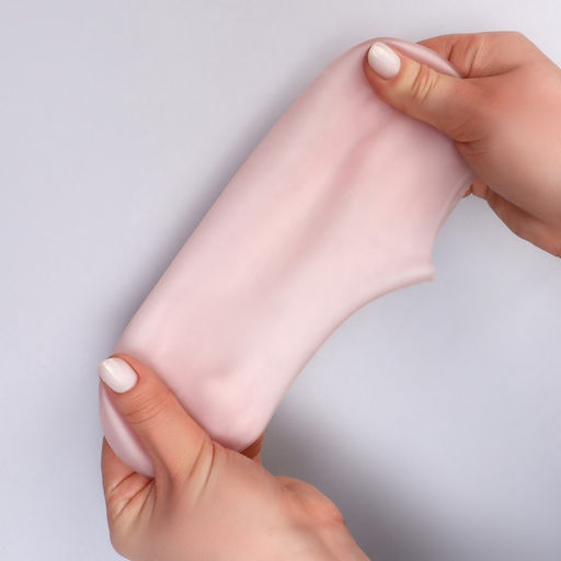 Носочки для педикюра, силиконовые, универсальный размер, розовые