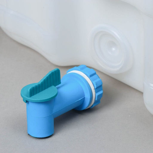 Канистра - умывальник, пищевая, 15 л, пластиковая, белая