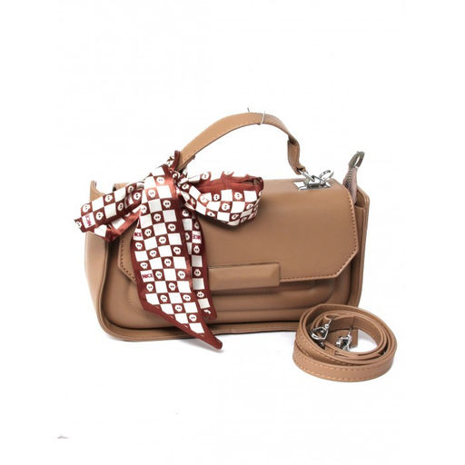 Сумка женская искусственная кожа Ch&K-8831, 1отд, плечевой ремень, бежевый SALE 262922