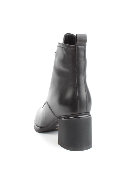 04-M3-2274 BLACK Ботинки зимние женские (натуральная кожа, натуральный мех)