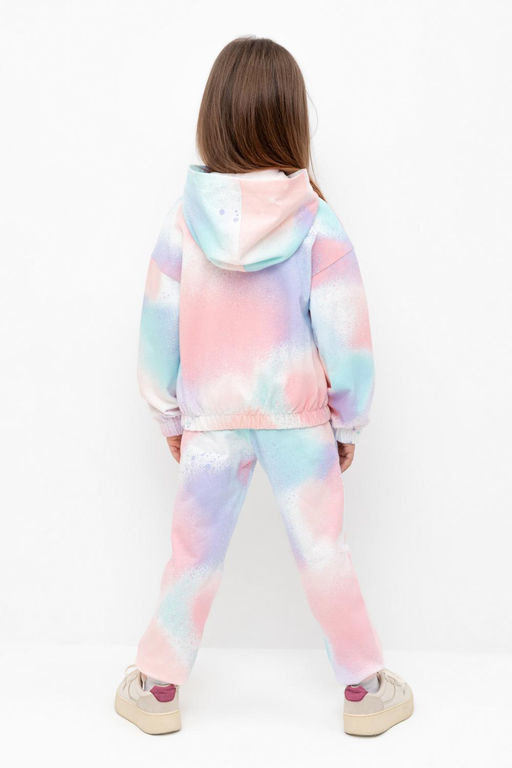 КР 400536/разноцветный спрей брюки для дев