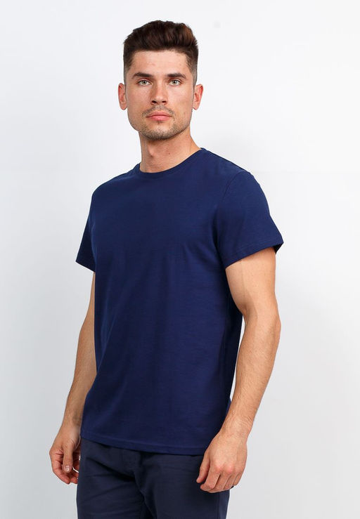 Футболка мужская короткий рукав GREG TS521-3920 (т.синий)  фото 8