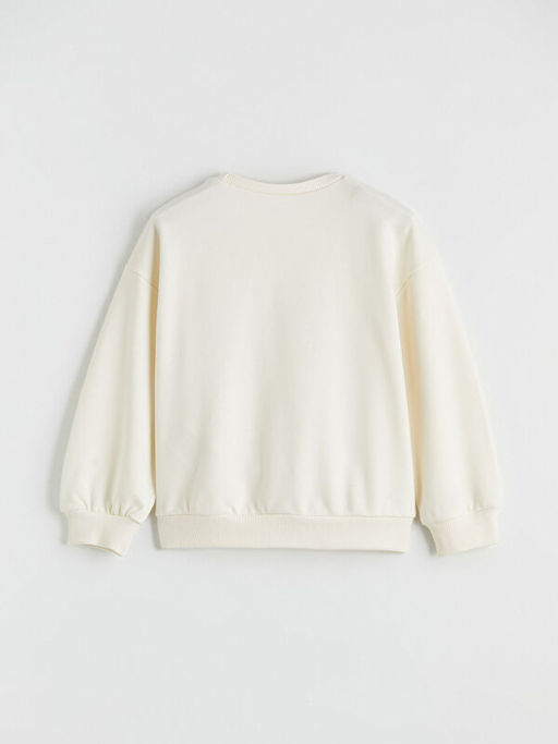 Bisiklet Yaka Kuromi Bask?l? K?z ?ocuk Sweatshirt