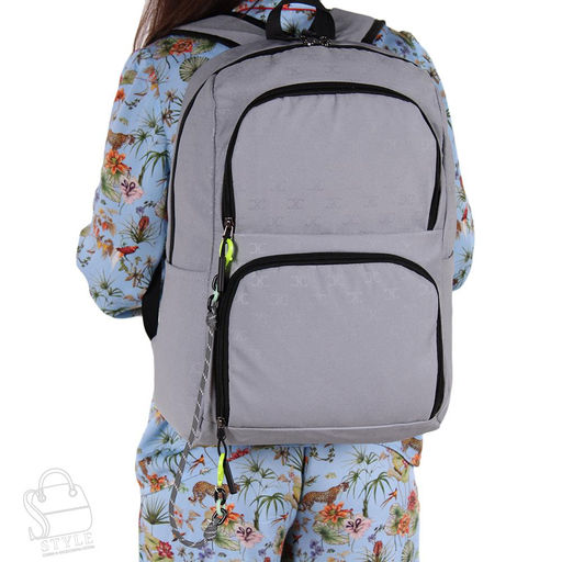 Рюкзак женский текстильный 491PW l.gray Sikale в Новосибирске