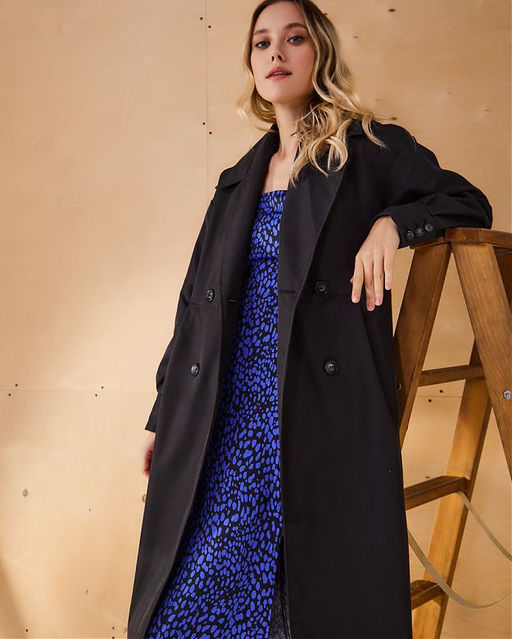 Плащ женский 

АРТ. 31811w черный/42