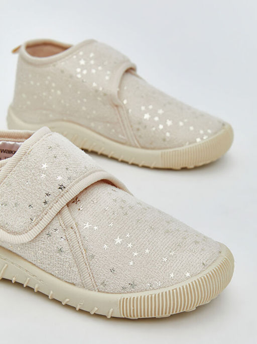 Y?ld?z Desenli K?z Bebek Panduf