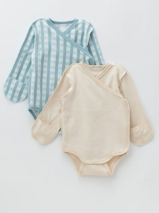 Комплект 2 предмета боди, бел/персик - Lesi kids фото 28