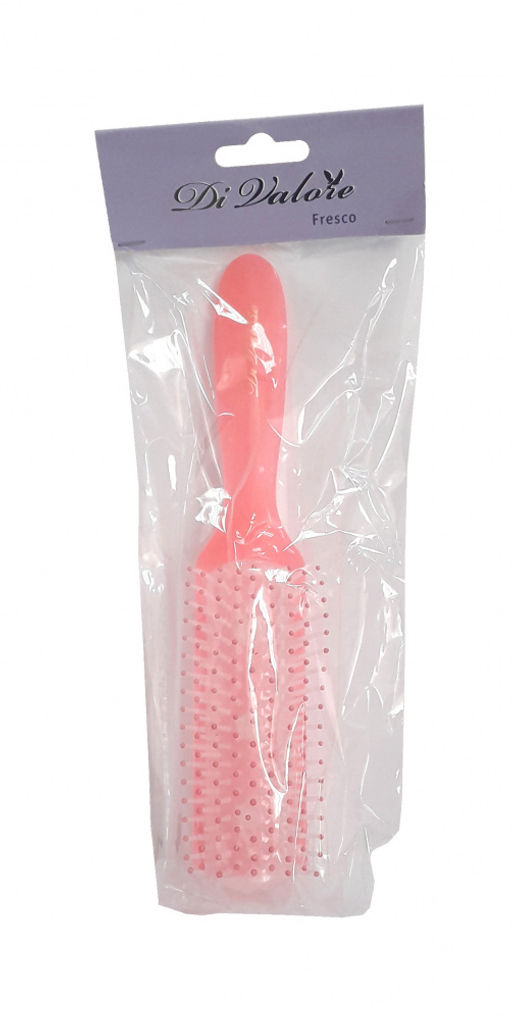 Di Valore 301-001#8 Расческа массажная с пластик. зубьями, малая "Fresco" 21см