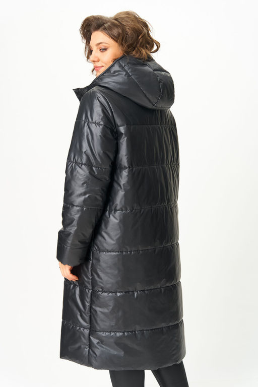 Пальто Anastasia Mak 1026 черный фото 5