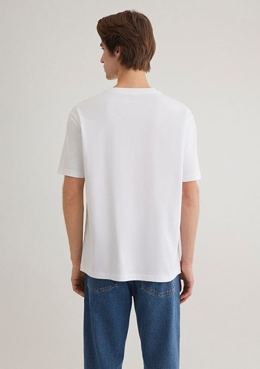 Mavi Jeans Bask?l? Beyaz Tisort  фото 4