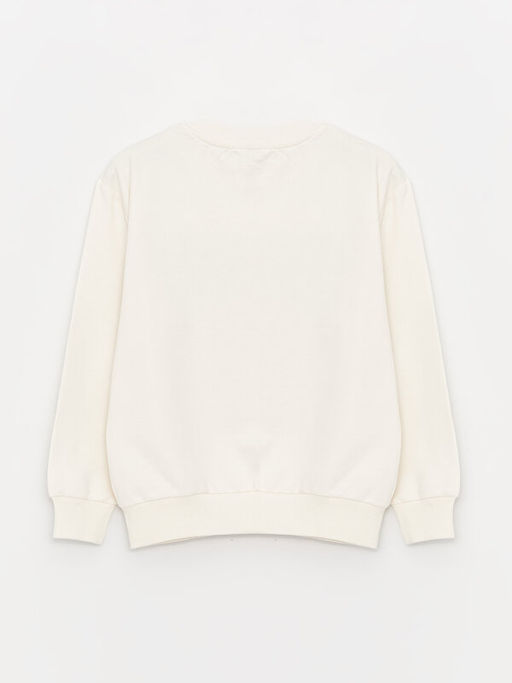 Bisiklet Yaka Bask?l? Uzun Kollu Erkek ?ocuk Sweatshirt ve E?ofman Alt? - Waikiki фото 3