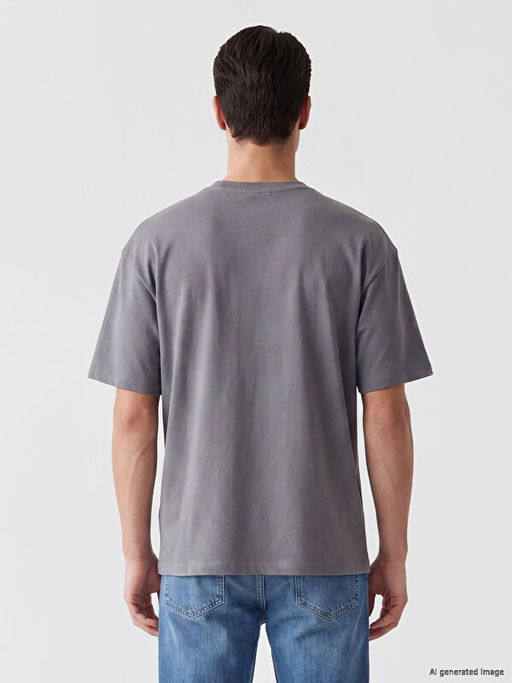 Relax Fit %100 Pamuk Basic Erkek Ti??rt